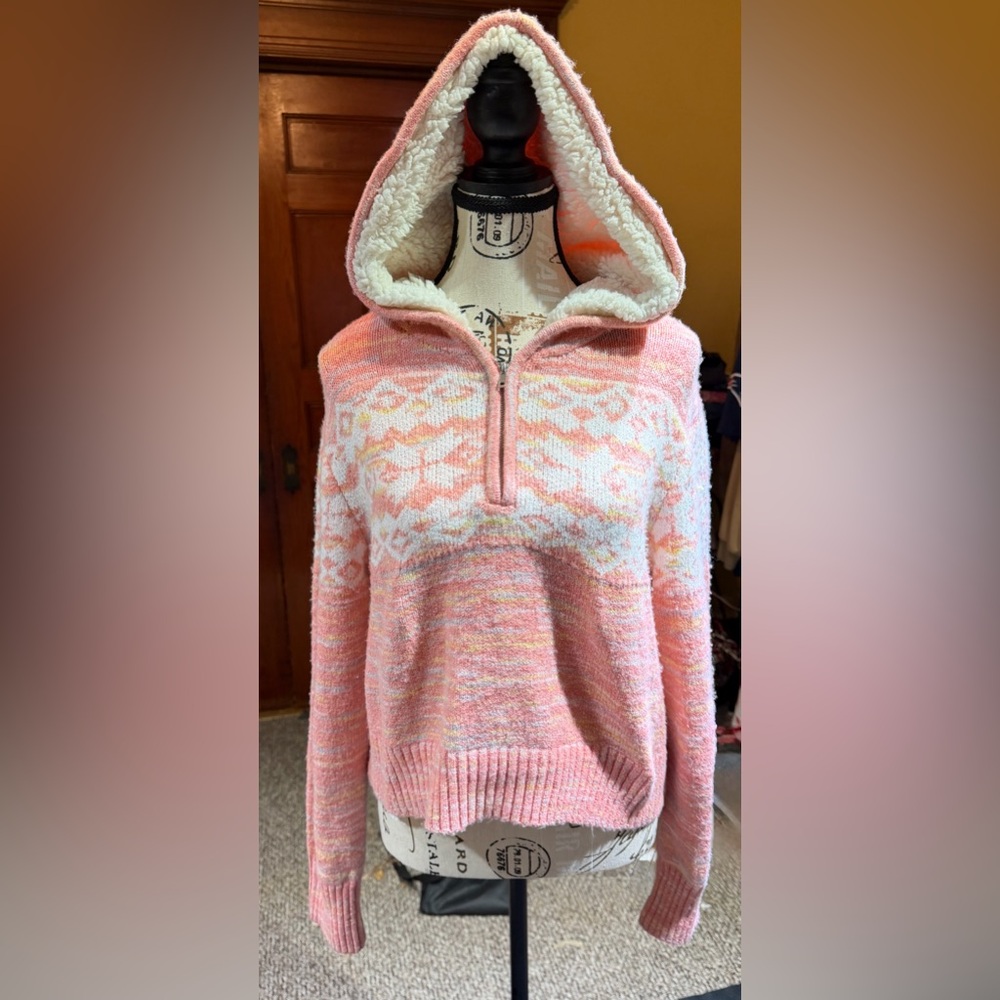 No Boundaries Fairisle Plush Hoodie size XXL (20)